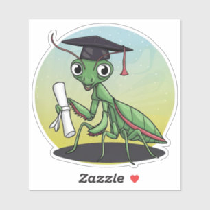 Mantis-Abschluss beten Aufkleber