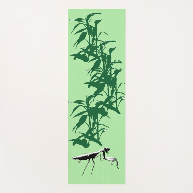 Mantis Bamboo Jungle Yoga Mat Yogamatte (Vorderseite)