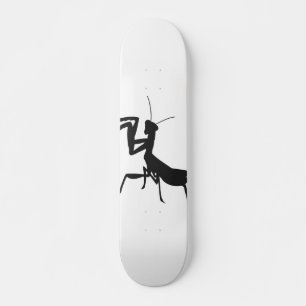 Mantis in Silhouette - Hintergrundfarbe auswählen Skateboard