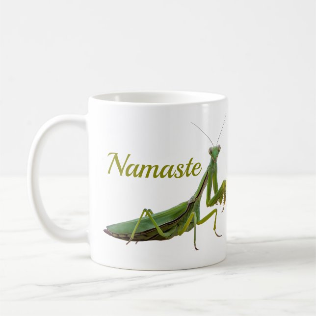 Mantis Personalisiert beten Kaffeetasse (Links)