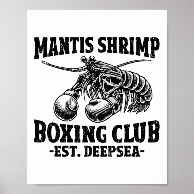Mantis Shrimp Boxing Pea Mantis Shrimp Poster (Vorne)