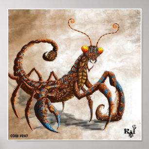 Mantis-Skorpion Poster