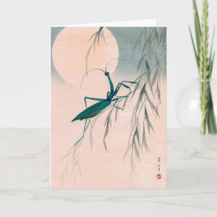 Mantis und der Mond beten, Watanabe Seitei Karte