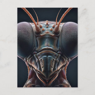 Mantis zu beten, Macro Nah Postkarte