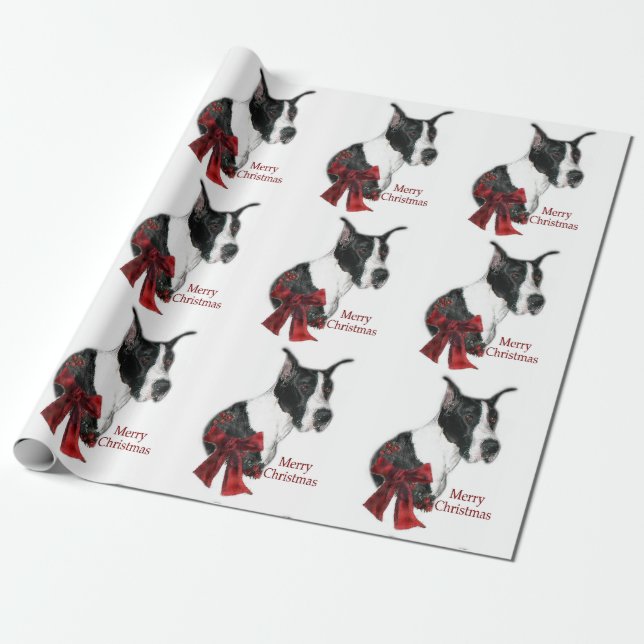 Mantle Great Dane Weihnachten Geschenkpapier (Ungerollt)