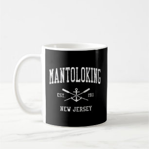 Mantoloking Nj Crossed Oars Boat Anchor Sports Kaffeetasse