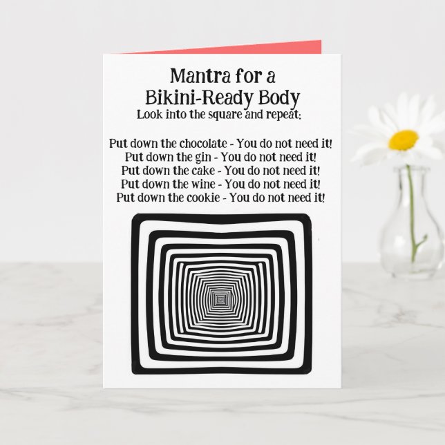 Mantra Card Sommerdiät Karte (Kleine Pflanze)