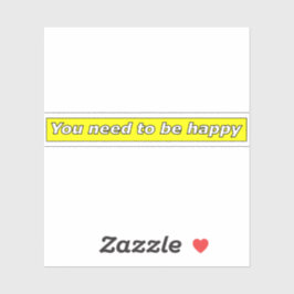 Mantra for living a beautiful life aufkleber