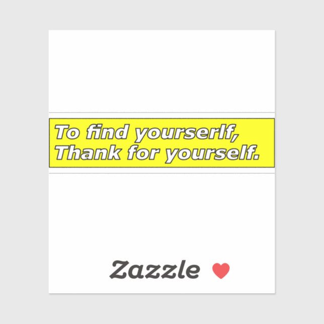 Mantra for living a beautiful life aufkleber (Blatt)