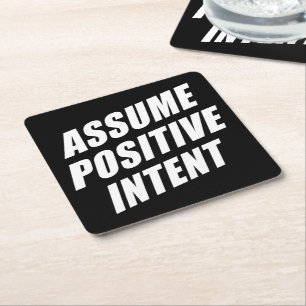 Mantra für die Affirmation Message - positive Absi Rechteckiger Pappuntersetzer