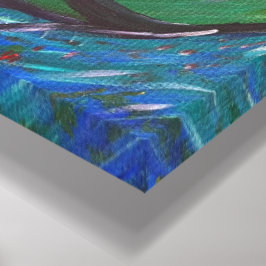 Mantra Garden - Om Leinwand Malerei