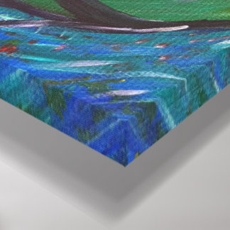 Mantra Garden - Om Leinwand Malerei