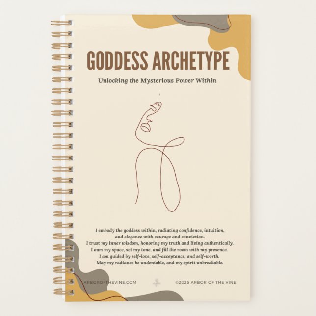 Mantra Planer für weibliche Power (Vorderseite)