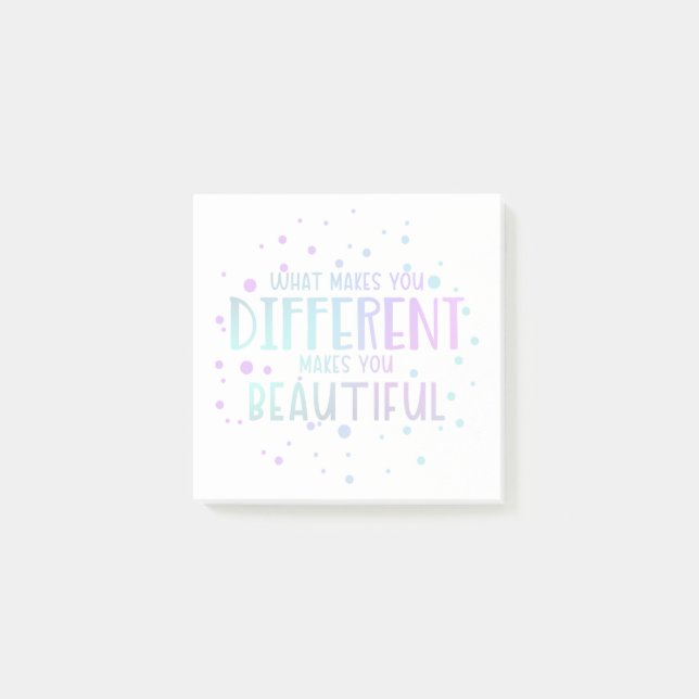 Mantra-Post-It-Notizen für die Liebe Post-it Klebezettel (Vorderseite)