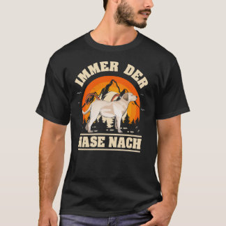 Mantrailing Immer Der Nase nach Labrador Retriever T-Shirt