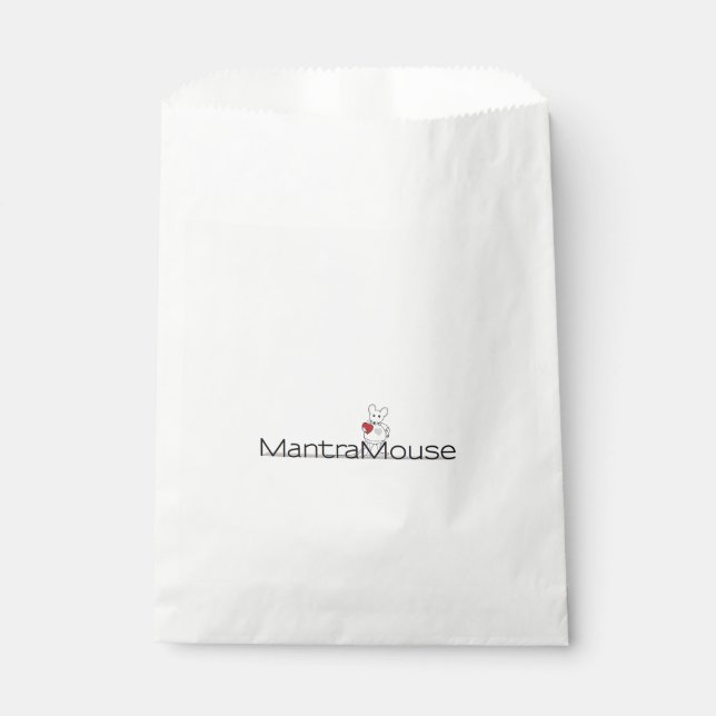 MantraMouse® Logo-Tags Geschenktütchen (Vorderseite)