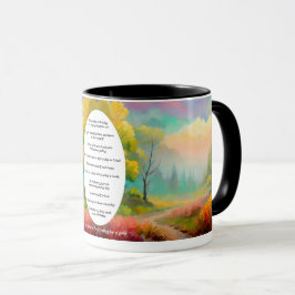 Mantras für die Heilung der Kaffeelandschaft weich Tasse