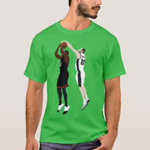 Manu Ginobili Block auf James Harden T-Shirt