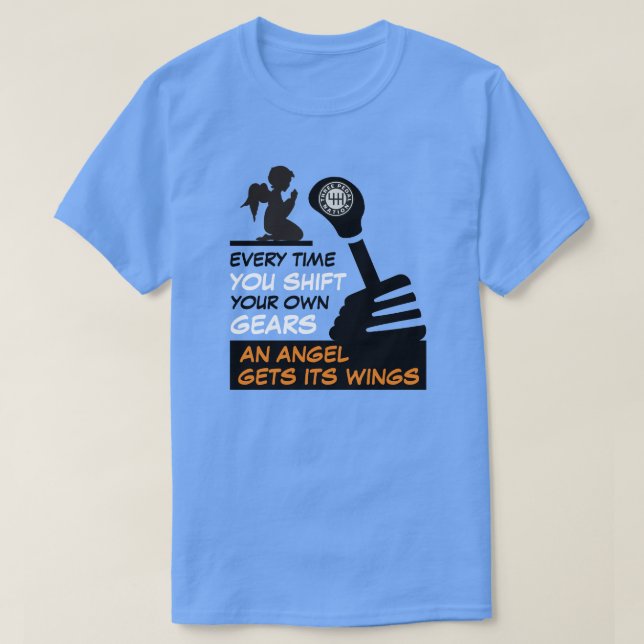 MANUAL ANGEL WINGS T - Shirt (Design vorne)