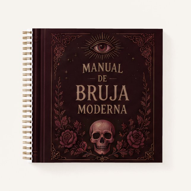 manual de bruja moderna marron notizbuch (Vorderseite)