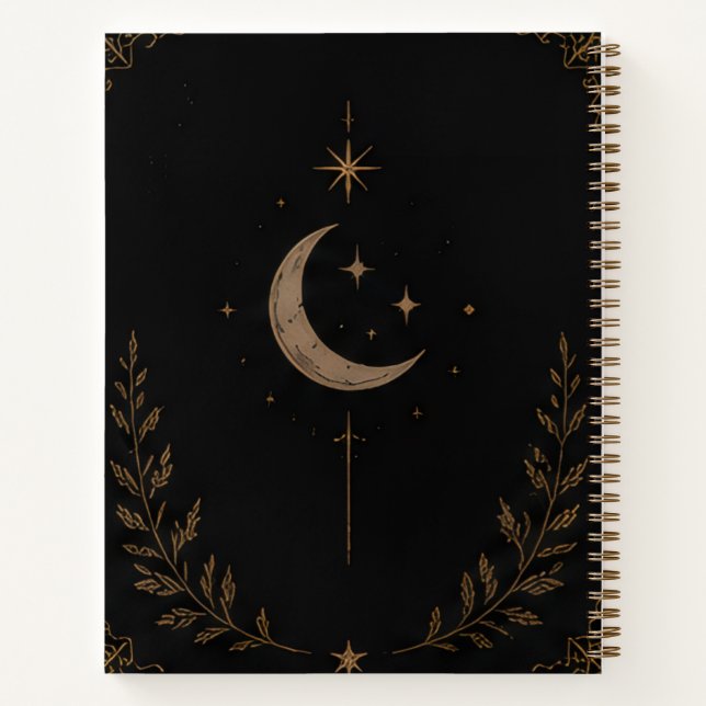 manual de bruja negro notizbuch (Rückseite)