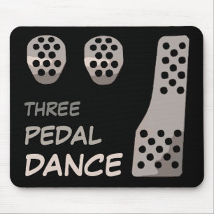 MANUAL Transmission - Drei-Pedal-Tanz Mousepad