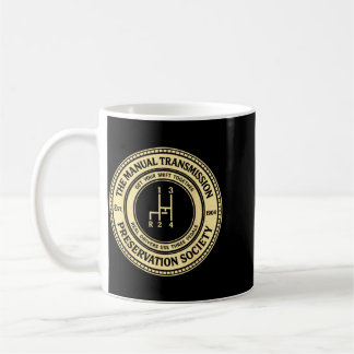 Manual Transmission Preservation Society Drei Kaffeetasse
