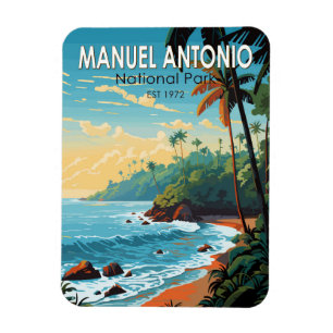 Manuel Antonio Nationalpark Reisen Vintag Magnet