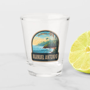 Manuel Antonio Nationalpark Reisen Vintag Schnapsglas