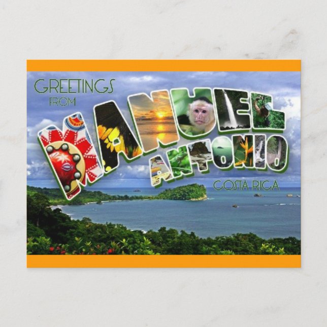 Manuel Antonio Postcard Postkarte (Vorderseite)