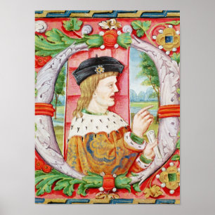 Manuel I "The Fortunate", König von Portugal Poster