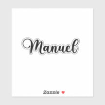 Manuel Name - Handgeschriebene Kalligrafie