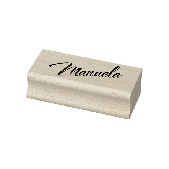 Manuela Name im dekorativen Schriftart Gummistempel (Stempel)