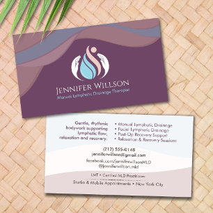 Manuelle Lymphdrainage-Therapeut Körperarbeit Visitenkarte