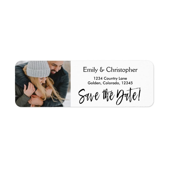 Manuelle SkriptWedding Save the Date Foto (Vorne)