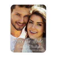 Manuelle SkriptWedding Save the Date Magnet
