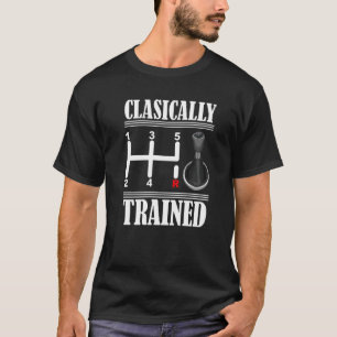Manueller Transmissionsvorgang für klasisch geschu T-Shirt
