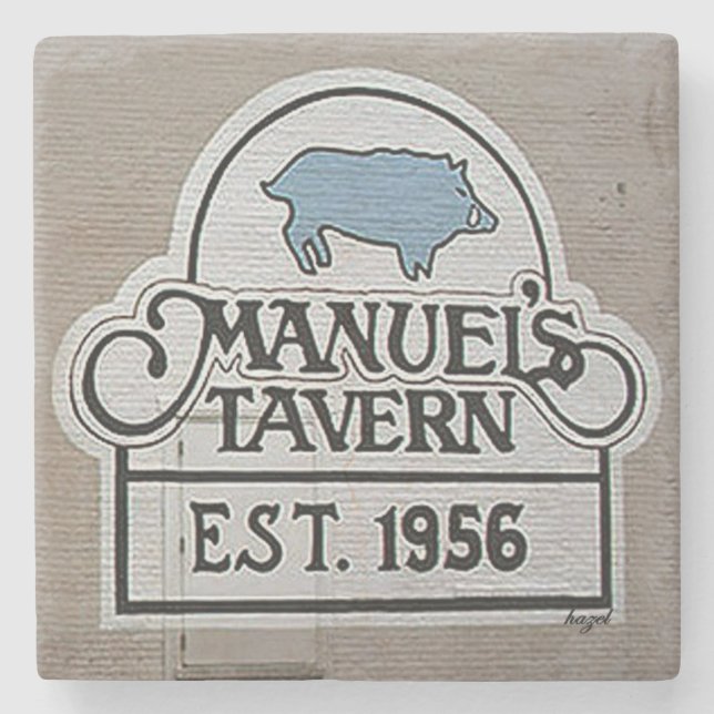 Manuel's Tavern Atlanta, Manuel's Tavern Steinuntersetzer (Vorderseite)