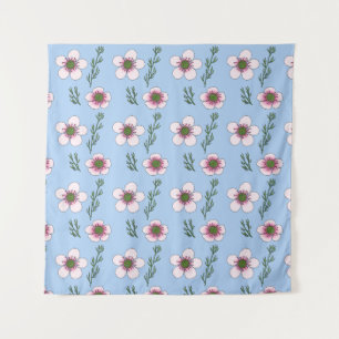 Manuka-Blume Wandteppich