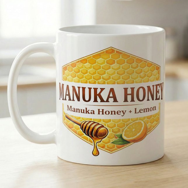 Manuka Honey Lemon Honeycomb Tea Recipe Kaffeetasse (Von Creator hochgeladen)
