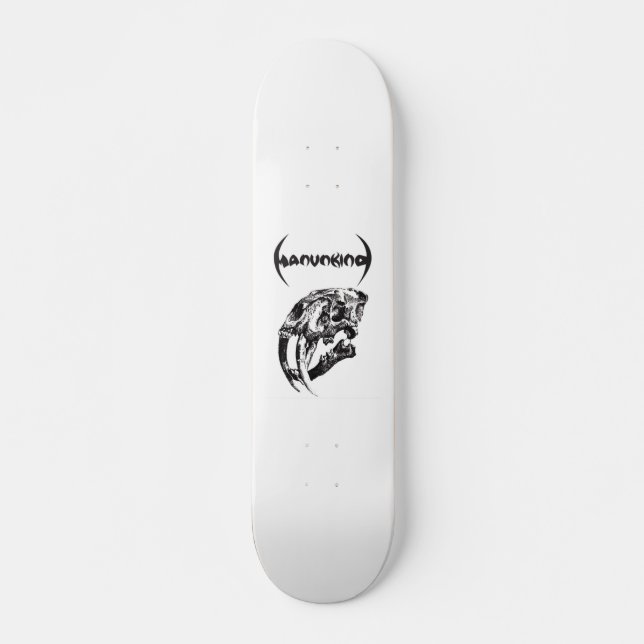 Manunkind Schädel-Skateboard Skateboard (Vorne)