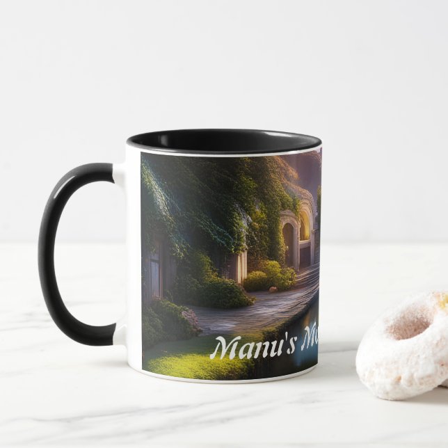 Manus Morning Smoothie Tasse (Mit Donut)