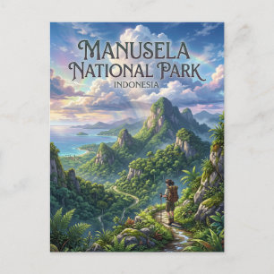 Manusela-Nationalpark Indonesien Postkarte