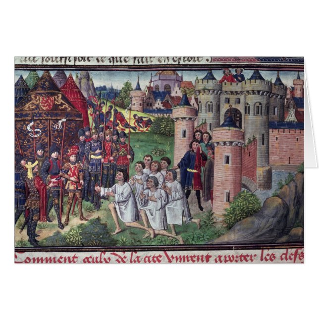 Manuskript durch Jean Vauquelin (Vorderseite (Horizontal))