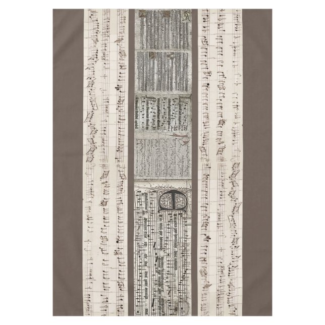 Manuskript für ein Fest Tischdecke (Vorderseite)