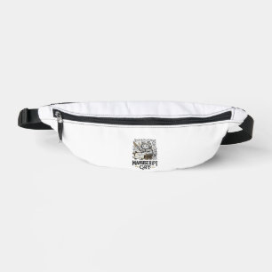 Manuskript Katze Mittelalterliche Manuskript Vinta Bauchtasche