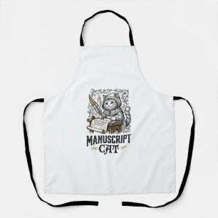Manuskript Katze Mittelalterliche Manuskript Vinta Schürze