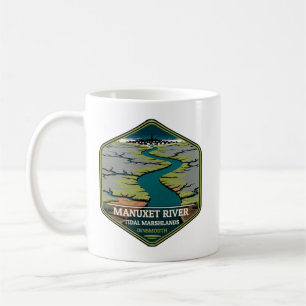 Manuxet-Fluss-Gezeitenmarschland Innsmouth Vintage Kaffeetasse