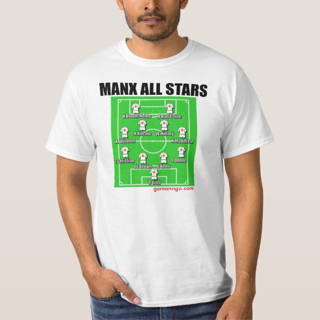 Manx All-Sterne T-Shirt (Vorderseite)