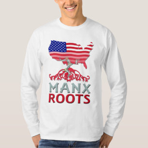 Manx American Roots, Isle of Man T-Shirt